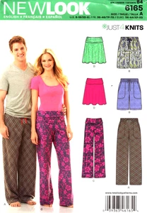 Pantalones y Pantalones Cortos Unisex, Faldas y Pantalones Misses New Look Patrón Costura 6165 - Imagen 1 de 2