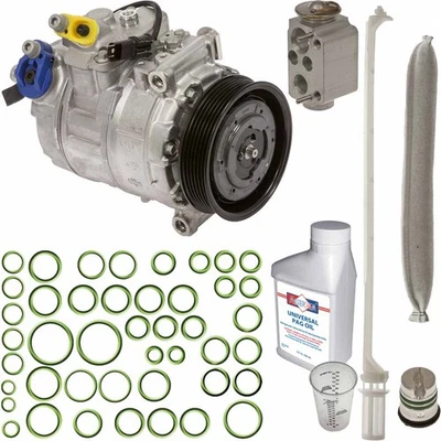 For BMW 328i 128i M3 Omega AC Compressor w/ A/C Repair Kit - Image 1 of 2