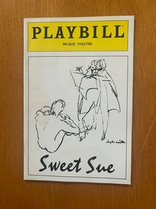 Vintage 1986 "Sweet Sue" Wilbur Theater Spielzettel - Bild 1 von 5