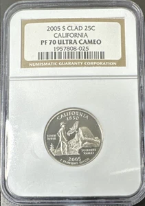 2005 S CALIFORNIA QUARTER NGC PF70 ULTRA CAMEO - Picture 1 of 4