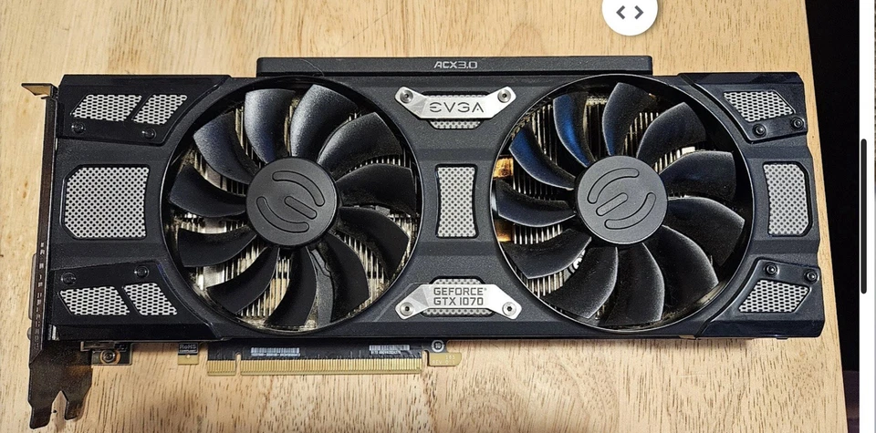 EVGA GeForce GTX 1070 SC GAMING, 08G-P4-5173-KR, 8GB GDDR5, ACX 3.0 & Black E - Image 1 of 2