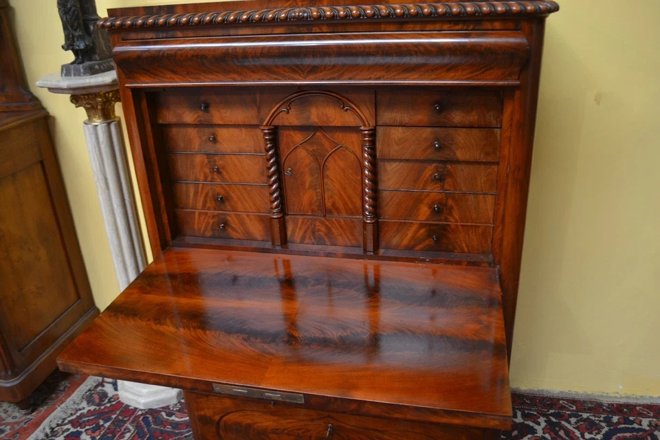 Antico secretaire stile Biedermeier - Immagine 1 di 4