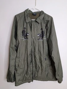 Huf World Wide Collared Coaches Jacke Herren Größe XL dunkelgrün langarm - Bild 1 von 6