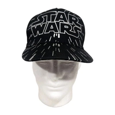 Gorra de béisbol Star Wars para niños gorra con cierre a presión negra y plateada juvenil Foto 1 de 4