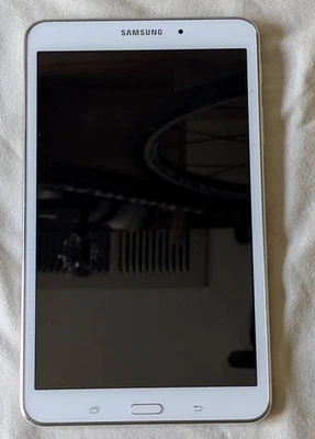 **WORKS SEE VIDEO**  CLEAN Samsung Galaxy Tab 4 SM-T337A 16GB Wi-Fi + 4G (AT&T) - Image 1 of 4