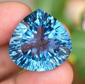 Natural Grandidierite 51.45 Ct Green-Blueish Pear Certified Loose Gemstone - Picture 1 of 7