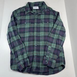 Old Navy kariertes Flanellhemd mit Knopfleiste Jungen Urlaub Weihnachten grün XL 14/16 - Bild 1 von 9
