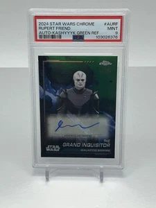 2024 Topps Star Wars Chrome Autograph Rupert Friend Grand Inquisitor PSA 9 Mint - Picture 1 of 2