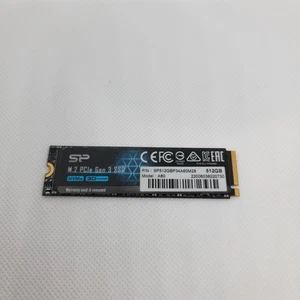 Disque SSD SP512GBP34A60M28 Silicon Power 512 Go NVMe M.2 PCIe Gen3x4 2280 - Photo 1/2