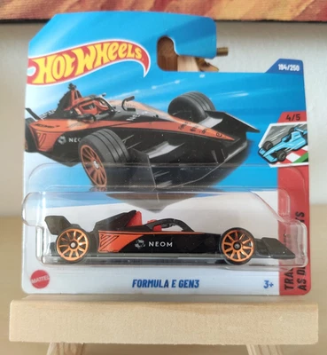 Hot Wheels Formula E Gen3 Mainline 2025 194/250 Track Aces 4/5 HYY56 - Immagine 1 di 2