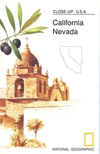 Map National Geographic California Nevada 1974 - Picture 1 of 3
