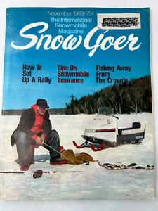 SNOW GOER Snowmobile Magazine November 1969 Vintage - Picture 1 of 6