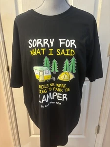 Camper T-shirt size XL KOA By M & O Gold - Picture 1 of 5