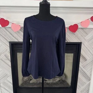Blusa clásica Boden azul marino manga larga talla 14 - Imagen 1 de 3