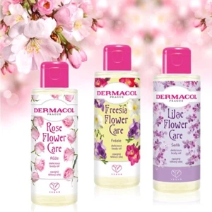 Dermacol Luxury Cleansing Nourishing & Hydrating Body Oil Freesia Lilac Rose UK - Picture 1 of 6