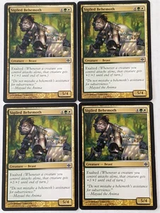 Sigiled Behemoth x 4 - Alara Reborn - #79 - MTG - NM - Picture 1 of 1