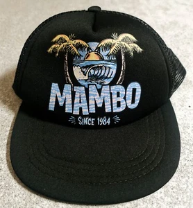 Mambo Black Truckers Hat One Size Fits Most Hat Vintage Free Postage - Picture 1 of 3
