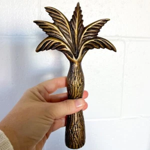 Brand New Solid Brass Palm Tree Door Handle -for all doors, cabinets & cupboard - Picture 1 of 2