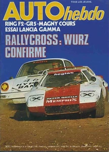 HEBDO AUTO Nr. 61 05.05.1977 NÜRBURGRING F2 Gr5 LANCIA GAMMA - Bild 1 von 1