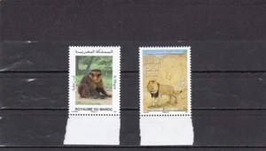 Morocco animals monkey lion fauna mnh set 2006 - Picture 1 of 1