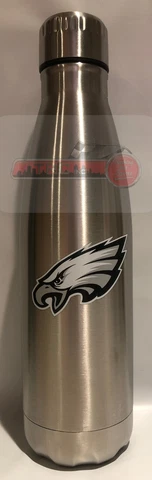 Philadelphia Eagles NFL 17oz Team Logo Stainless Steel Water Bottle FREE SHIP!! Cover