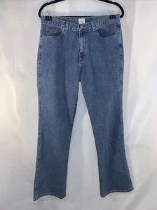 Calvin Klein Jeans Women's Stretch Slim Bootcut Blue Denim Size 12  #305. - Picture 1 of 7