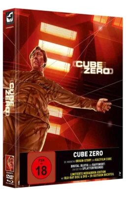 "CUBE ZERO" - SciFi Horror - ltd BLU RAY + DVD MEDIABOOK Cover A - neu/OVP - Bild 1 von 3