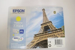Original Epson XL T7024 yellow Tintenpatrone ca 2000 Seiten - Picture 1 of 1