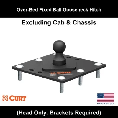 CURT Gooseneck Hitch 适用于 2008 - 2019 雪佛兰 Silverado 3500 HD (不包括 驾驶室和底盘) — 第 1/4 张图片
