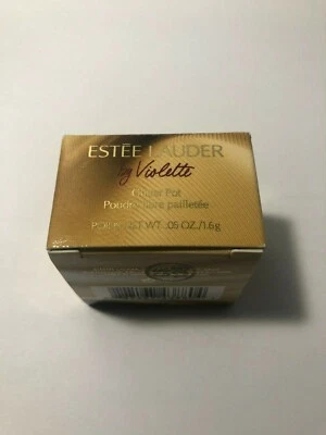 Estee Lauder By Violette GLITTER POT 01# BURNING STAR 0.05 OZ / 1.6 G NIB - Image 1 of 4