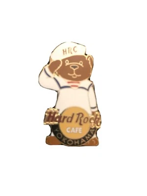 Hard Rock Café YOKOHAMA  JAPANESE SAILOR TEDDY BEAR CITY BEAR SERIES  Lim Ed Pin - Image 1 of 3