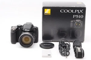 【NEAR MINT w/Box】 Nikon COOLPIX P510 16.1MP Digital Camera Black 42x Zoom Japan - Picture 1 of 8