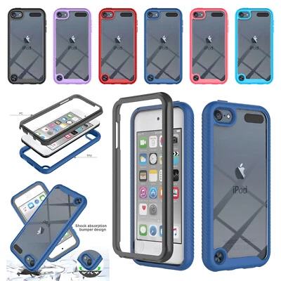 Fr Apple iPod Touch 5/6/7th Gen Rugged Shockproof Case Built-in Screen Protector - Image 1 of 4