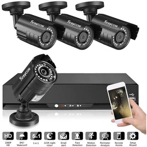 8CH Security Camera System 1080H DVR with 4X 1080P HD Superior Night Vision IR - Picture 1 of 9