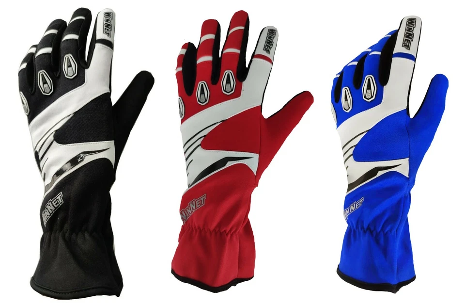 Guantes Guantines Corsa Niño 4 6 8 10 12 Años Mini Go Kart Rally Largos - Imagen 1 de 1