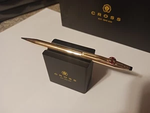 RARE 1998 USA CROSS CENTURY CLASSIC 14KT GOLDFILLED 0.9MM PENCIL NEW - Picture 1 of 6