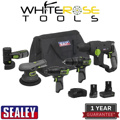 Sealey Cordless Combo Kit 10.8V 2 Batteries 5 x SV10.8 Series  - Image 1 of 4