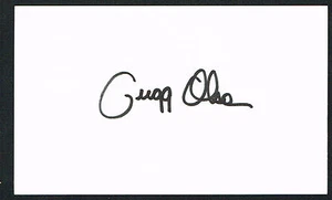 Gregg Olson signed autograph auto 3x5 index card Baseball Player H4851 - Picture 1 of 1