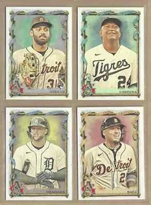 2023 Topps Allen & Ginter DETROIT TIGERS Base Team Set of (4) Cabrera Greene RC - Picture 1 of 1