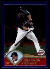 2003 Topps Chrome Shannon Stewart Minnesota Twins #T85