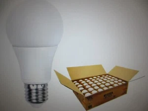 Eco Smart 60WEquivalent A19 Non Dimmable Contractor Pro Pack LED Light Bulb 96PK - Picture 1 of 5