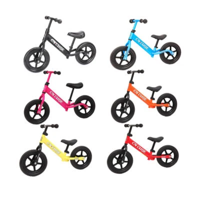12" Balance Bike Bicycle for Kids Children No Pedal Adjustable Seat - Image 1 of 4