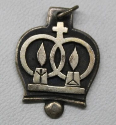 Campana retirada James Avery Unity Cruz y Boda con Vela Colgante de Plata de Ley Foto 1 de 3