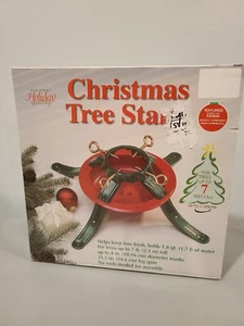 National Holiday Traditions Metal Christmas Tree Stand For 7ft Tree - Picture 1 of 3