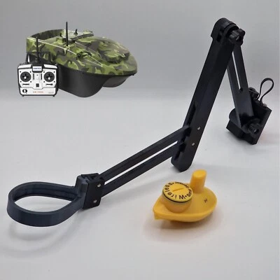 Support Echo Sondeur LUCKY pour Bateau Amorceur Peche, Kit De Fixation Réglable  - Immagine 1 di 4