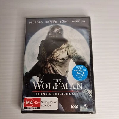 The Wolfman DVD, 2010, PAL Region 2 4 5, Benicio Del Toro, Brand New & Sealed - Image 1 of 2