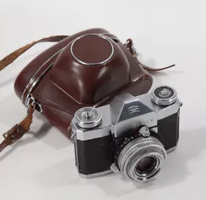 ZEISS CONTAFLEX III, TESAR 50/2.8 (NEBLINA), VELOCIDAD LENTA, TAL CUAL/219185 - Imagen 1 de 2