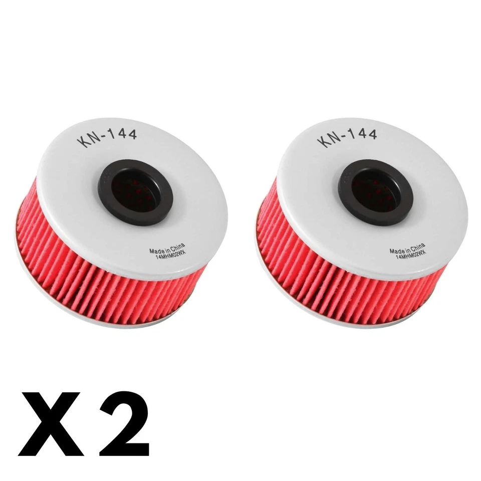 Paquete de 2 filtros de aceite K&N para Yamaha XJ650 Turbo 1982-1983 Foto 1 de 1