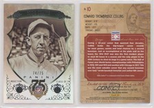 2014 Panini Hall of Fame Green Shield /75 Eddie Collins #10 HOF Shield
