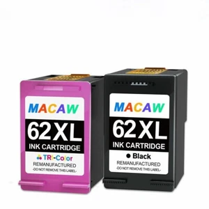 62xl Cartuchos de tinta para impresora HP Ink 62 xl Envy 7640 5540 5640 5660 Combo Lote - Imagen 1 de 15